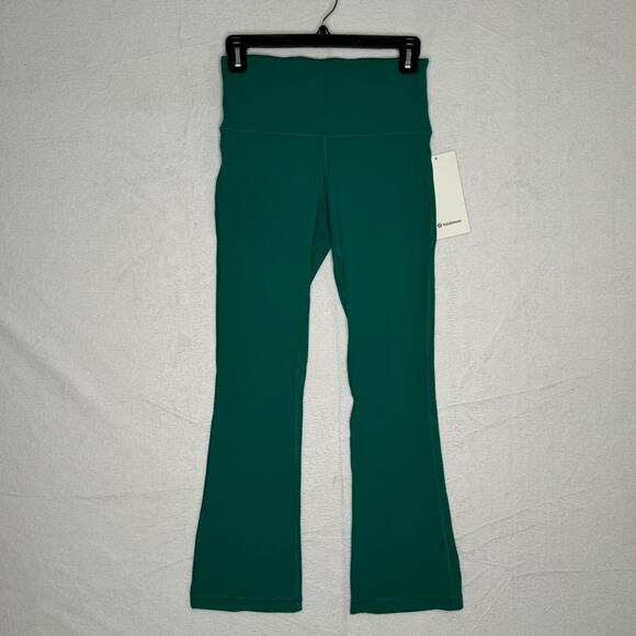 lululemon Align Mini-Flare Pant Extra Short Length GREEN NWT - Picture 1 of 8